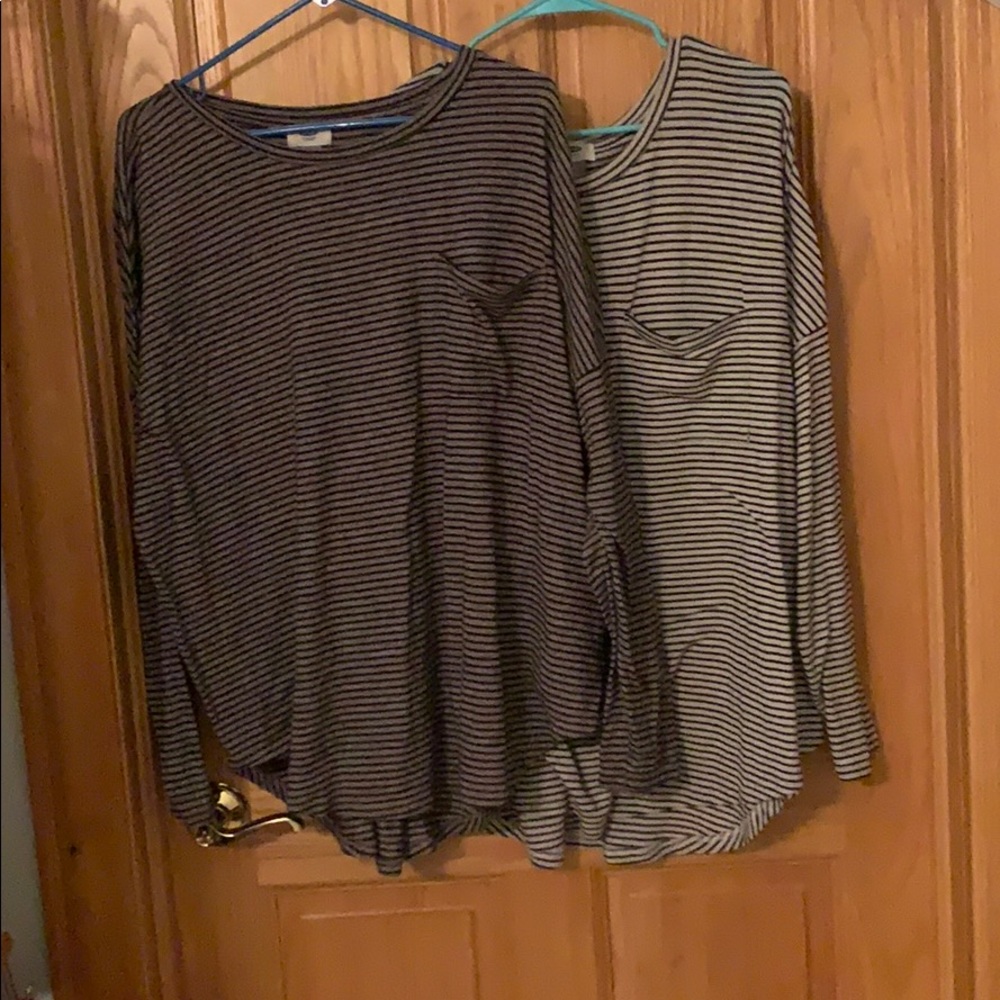 Lot of two old navy striped tunics